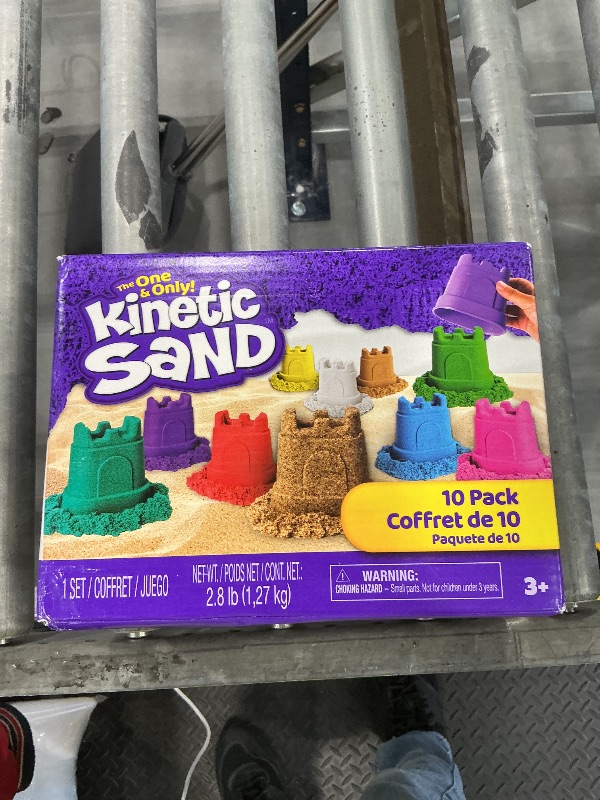 Photo 1 of Kinetic Sand Castle Containers 10-Pack Moldable Sensory Toys
