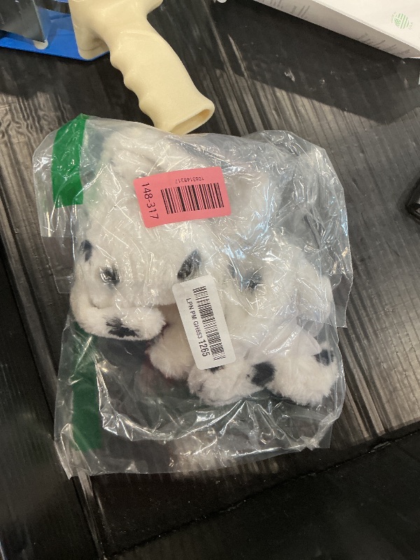 Photo 1 of ZUXUCUVU Plush Dog Hand Puppet (White)