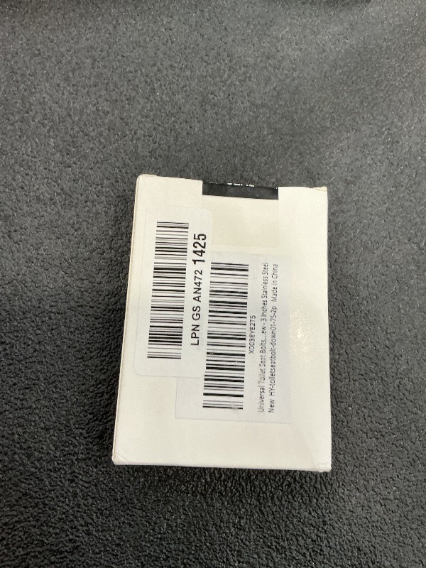 Photo 1 of Hygie Rinse Universal Toilet Seat Bolts Kit, 3 Inches, Stainless Steel