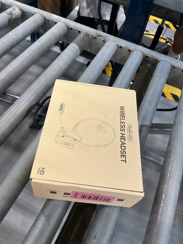 Photo 1 of Trucker Bluetooth Headset, Wireless Headset with Mic, Bluetooth Headsets with Dual Noise Cancelling Microphone & Mute Button, 55Hrs Working Time PC Headsets for Cell Phones, Computer, Truck Driver