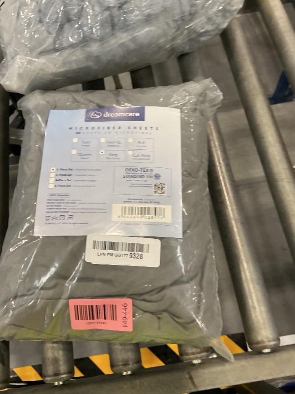 Photo 1 of DREAMCARE King Fitted Sheet - Gray