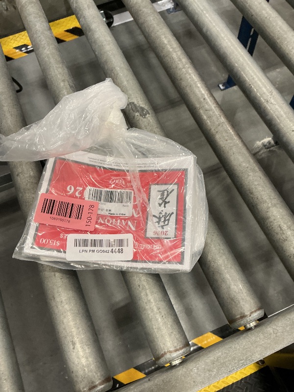 Photo 1 of Mah Jong Cards 2026 Office Revision Large Print Reference Card, 4Pack Waterproof Easy to Read