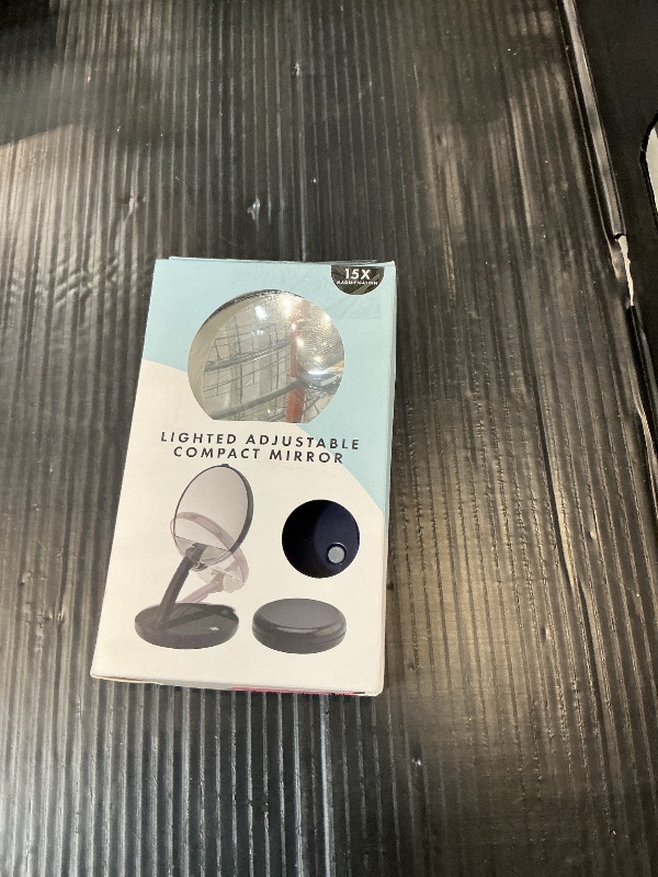 Photo 1 of Floxite Mirrormate 15X Magnification Compact Mirror - Blue