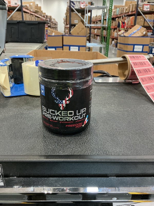 Photo 1 of Bucked Up Pre Workout Freedom Pop