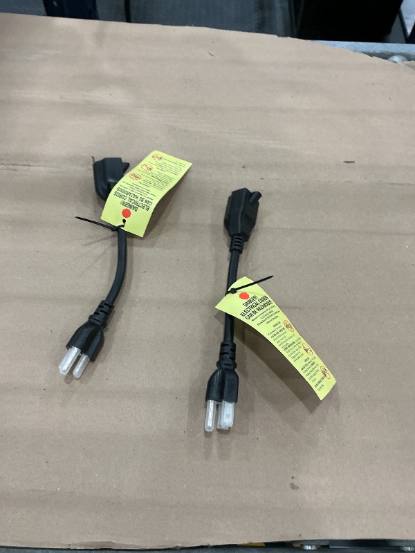 Photo 1 of 2 pack electrical cords