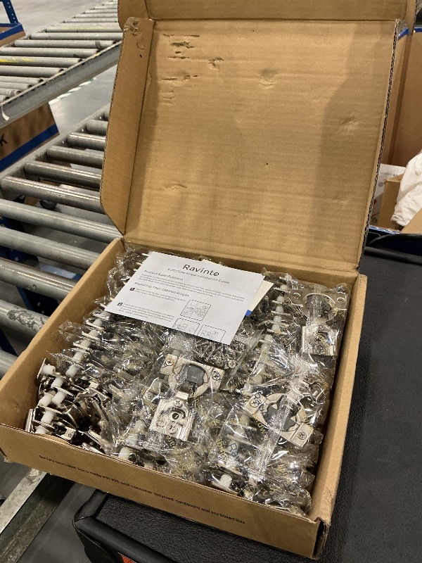 Photo 1 of Ravinte Soft Close Cabinet Hinges, 1/2 Inch Overlay, 60 Pack