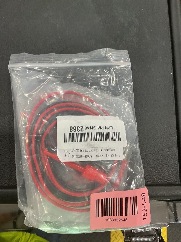 Photo 1 of Goupchn 4mm Banana Plug to Test Hook Clips Test Leads