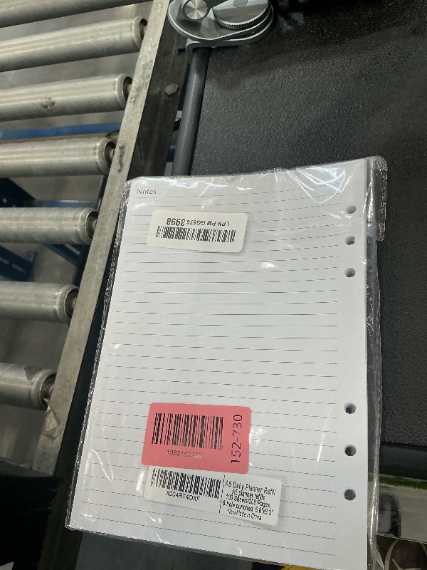 Photo 1 of A7 Planner Refill, A7 Agenda Refill Paper Rulled Line for 6 Rings Filofax, Personal Mini Journal Inserts, 6 Holes/100gsm,Pocket Size 4.84 x 3.23'', Harphia