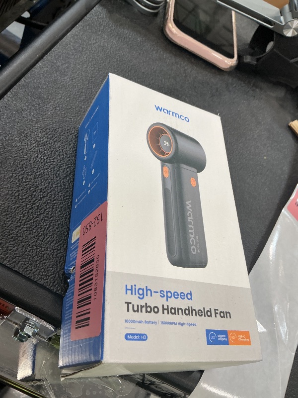 Photo 1 of Warmco H3 Turbo Portable Handheld Fan