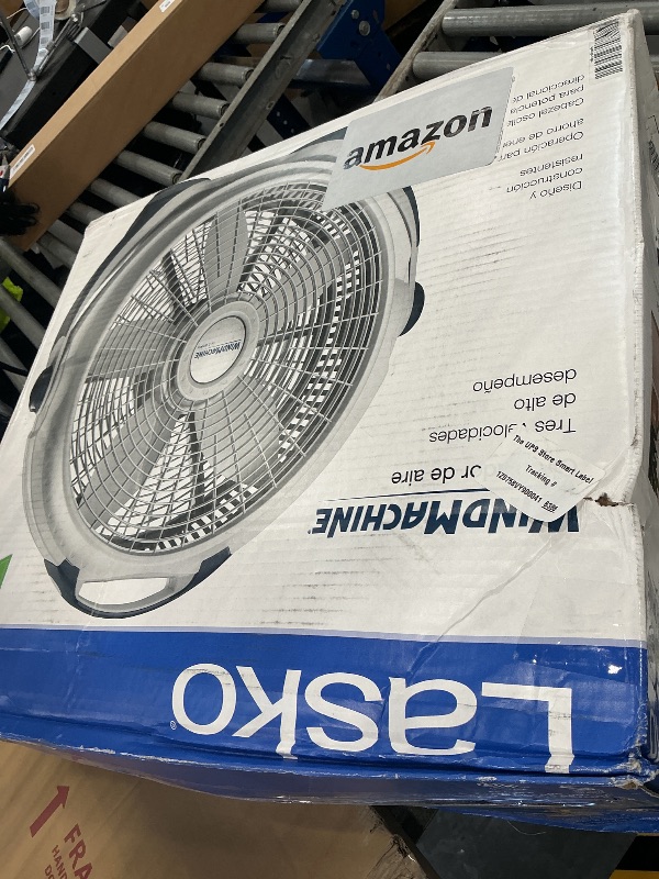 Photo 1 of Lasko Wind Machine Air Circulator Fan - 20" - Gray