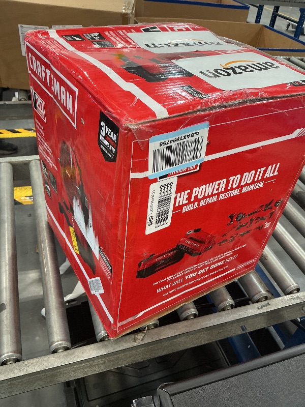 Photo 1 of CRAFTSMAN V20 Cordless Misting Fan - Red