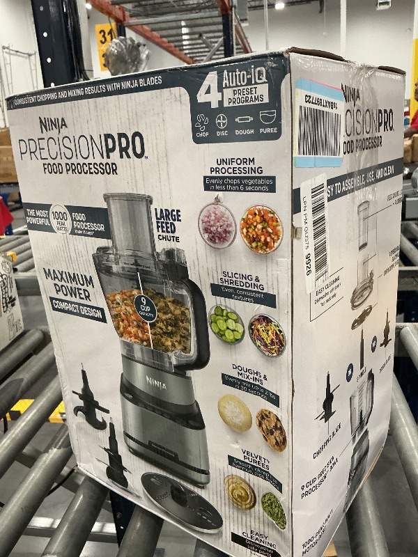 Photo 1 of Ninja PrecisionPro Food Processor & Dough Mixer, 1000W, 9-Cup, BZ601