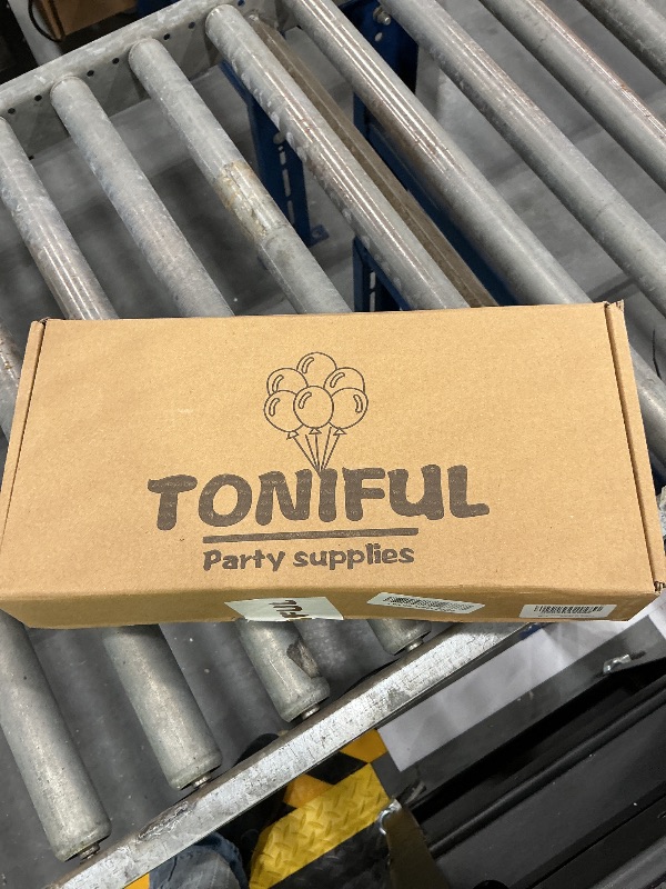 Photo 1 of TONIFUL Black Gold Balloon Stand Kit
