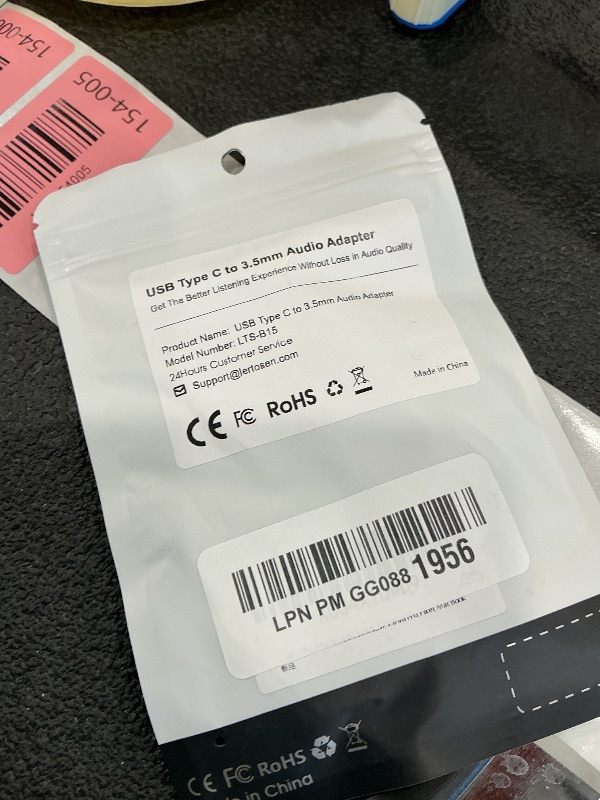 Photo 1 of LERTOSEN 2 Pack USB-C to 3.5mm Headphone Adapter