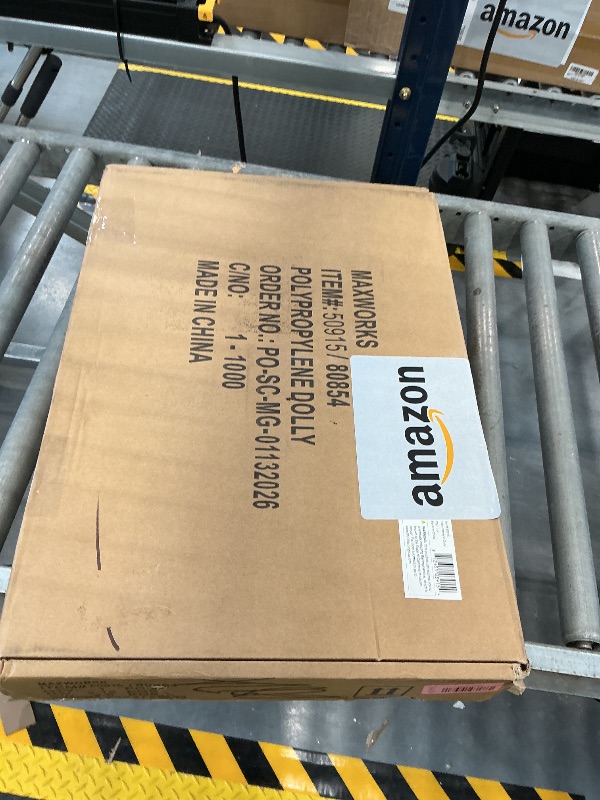Photo 1 of MaxWorks 50915 Polypropylene Dolly-200-lb Capacity, Black