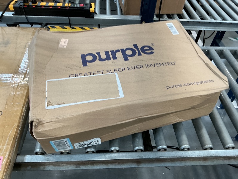 Photo 1 of Purple DreamLayer Pillow - Standard Size - Cooling Memory Foam Alternative Neck Pillow, Soft Contour-Hugging GelFlex Grid and MicroAir Foam, Adjustable Loft, Pressure-Relieving Support