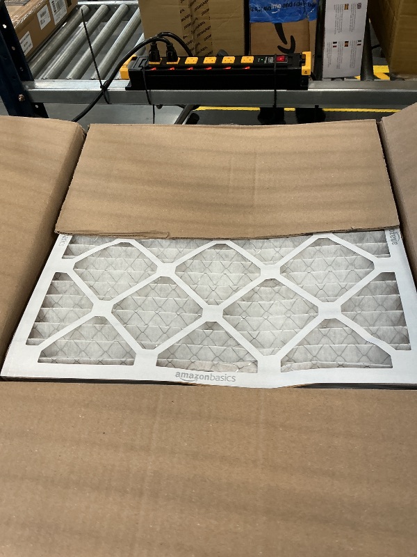Photo 1 of Amazon Basics MERV 5 Furnace Air Filter, 6-Pack