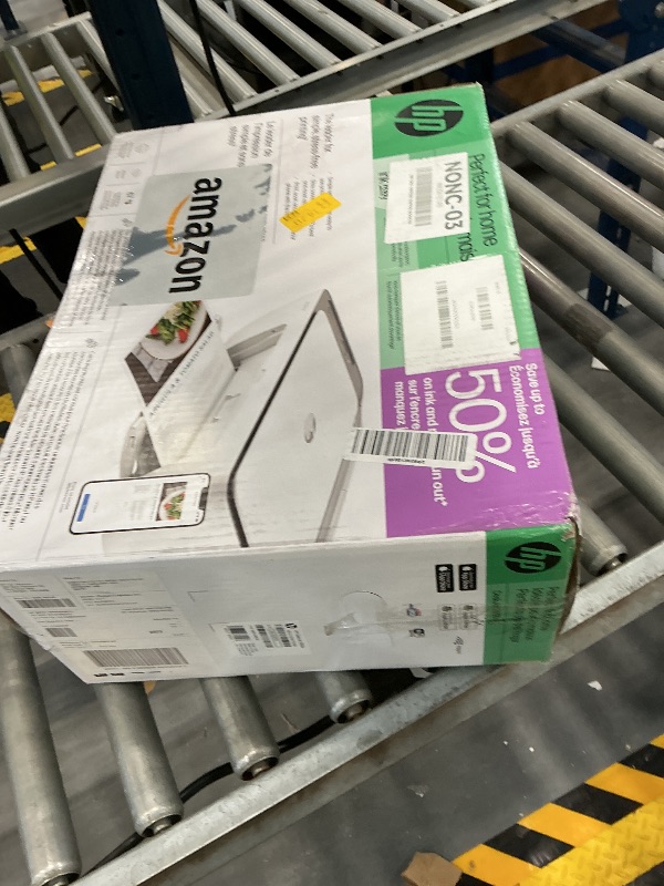 Photo 1 of HP DeskJet 2855e Wireless All-in-One Color Inkjet Printer, Scanner, Copier, Best-for-home, 3 month Instant Ink trial included. This printer is only 2.4 ghz capable. (588S5A)
