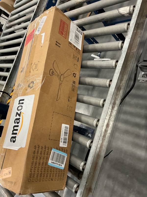 Photo 1 of Depuley Ceiling Fan Without Light: 52 Inch 3 Blade Outdoor Fans for Patios - White Fandelier Ceiling Fan No Light Indoor Remote Control Ultra Quiet DC Motor Reversible 6 Speed