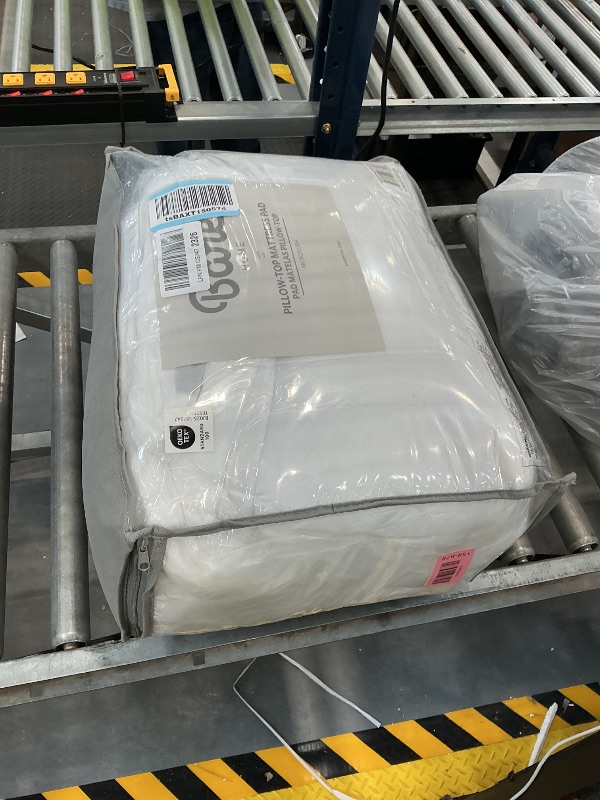 Photo 1 of Bare Home Microplush Reversible Mattress Topper (King)