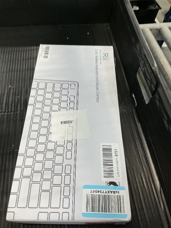 Photo 1 of Rii Wireless Keyboard and Mouse Combo, Pink