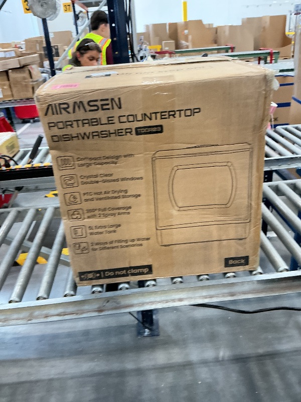 Photo 1 of AIRMSEN Portable Countertop Dishwasher, No Hookup Needed