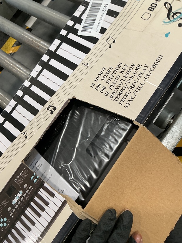 Photo 1 of MIZAYI 61-Key Electronic Keyboard Piano with Microphone