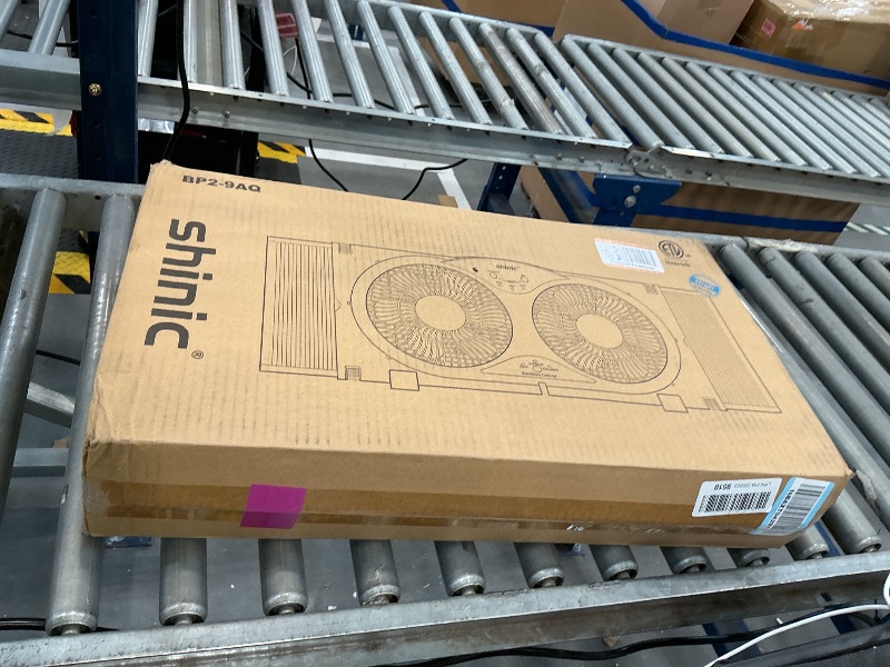 Photo 1 of shinic 9" Window Fan Low-Noise Reversible Remote Control 3-Speed, ETL