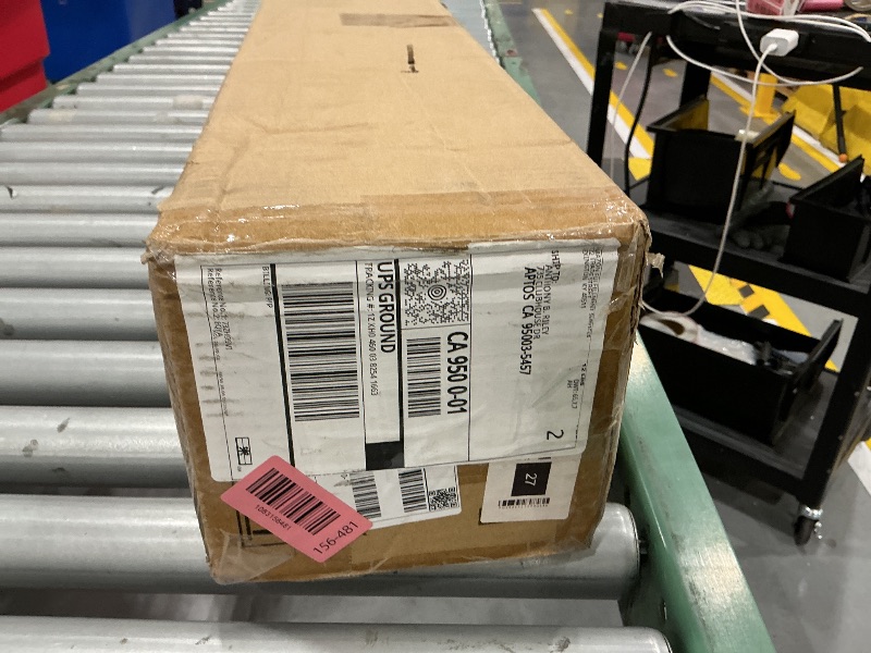 View 2 of VEVOR Outdoor Handrail 200LBS Load Handrail Outdoor Stairs Aluminum Stair Handrail 60 x 35 Outdoor Stair Railing Transitional Range from 0 to 50° Staircase Handrail Fits 4-5 Steps with Screw Kit