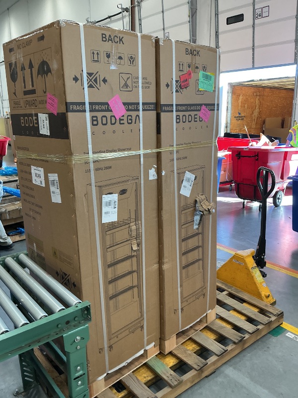 View 2 of BODEGA BODEGACOOLER 12.5 Cu. Ft. Upright Commercial Beverage Refrigerator, Large Glass-Door Display Merchandiser, Energy-Star Rated Drink & Bar Cooler with Soft LED Lighting and Adjustable Shelves