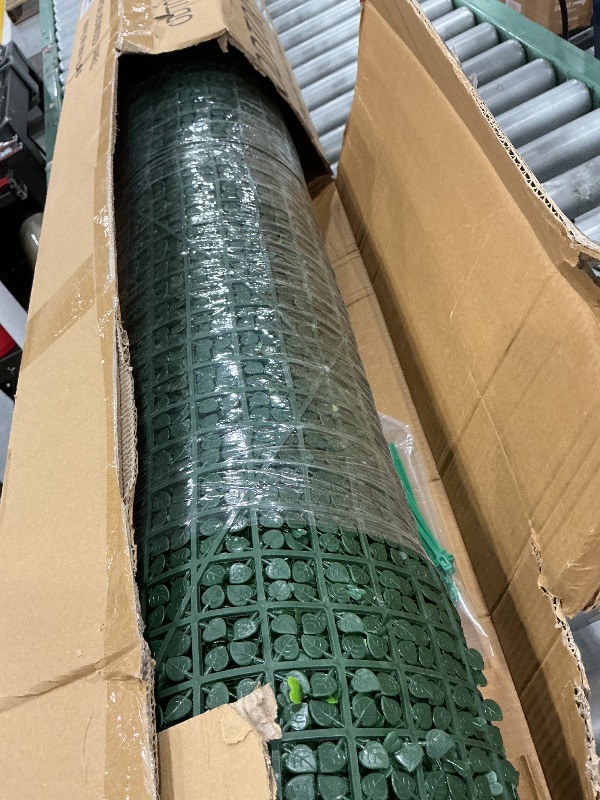 Photo 1 of ODTORY Artificial Ivy Privacy Fence Screen 6FT X 12FT Green