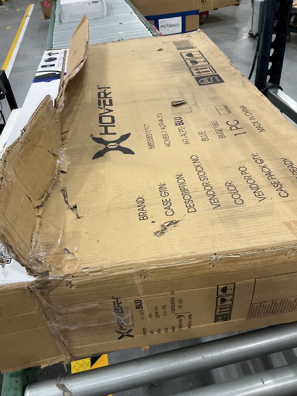 Photo 1 of Hover-1 Alpha 2.0 Foldable Electric Scooter with 450W Brushless Motor, 18 mph Max Speed, 10” Air-Filled Tires and 12 Mile Range