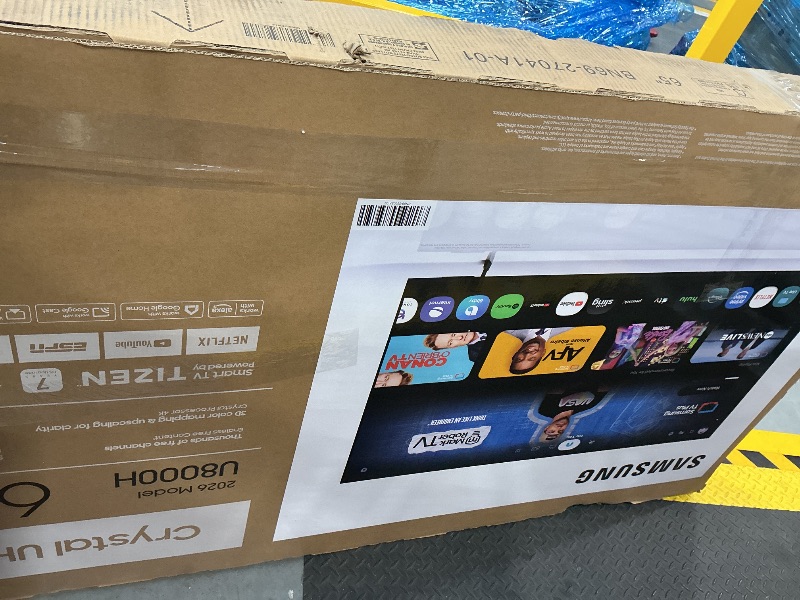 Photo 1 of Samsung 65-Inch Class Crystal UHD U8000H Series Samsung Vision AI Smart TV (2026 Model, 65U8000H) Processor 4K, Endless Free Content, Motion Xcelerator, Color Booster, Alexa Built-in
