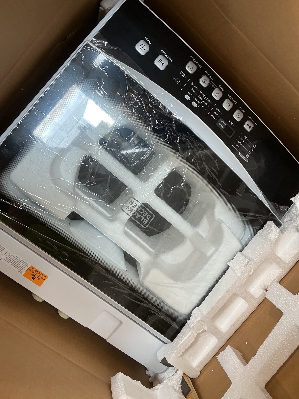 Photo 1 of BLACK+DECKER 1.7 Cu. Ft. Portable Washer, 11 lb. Capacity, BPWM16W, White