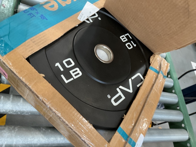 View 3 of CAP 260 lb Economy Olympic Bumper Plate Set ONLY 10LBS PLATES