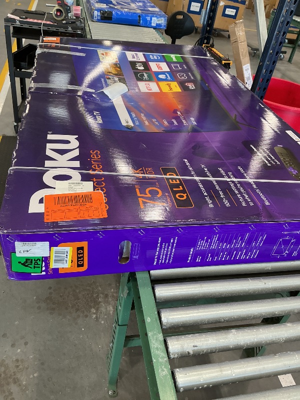 Photo 1 of Roku 75-Inch Select Series Smart TV 2026-4K QLED TV - Roku TV
