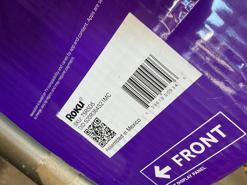 Photo 1 of Roku 75-Inch Select Series Smart TV 2026-4K QLED TV - Roku TV