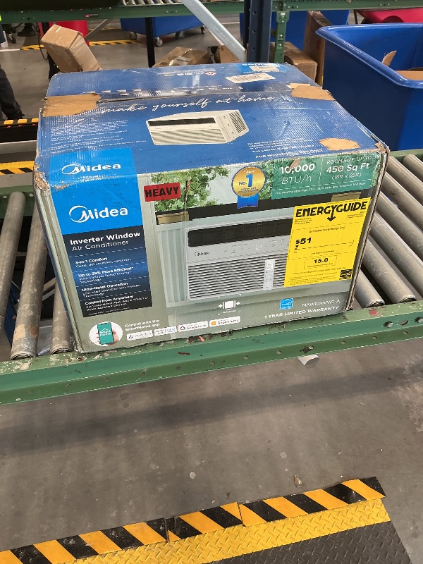 Photo 1 of Midea 10,000 BTU Smart Inverter Window Air Conditioner