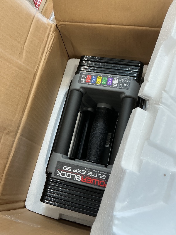 Photo 1 of PowerBlock Elite EXP 90 Adjustable Dumbbells, Stage 1 single , 5 lb-50 lb