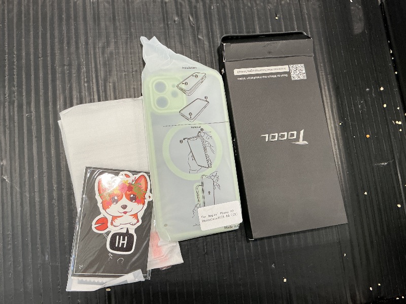 Photo 1 of TOCOL for iPhone 12 Case, MagSafe Compatible, Light Green
