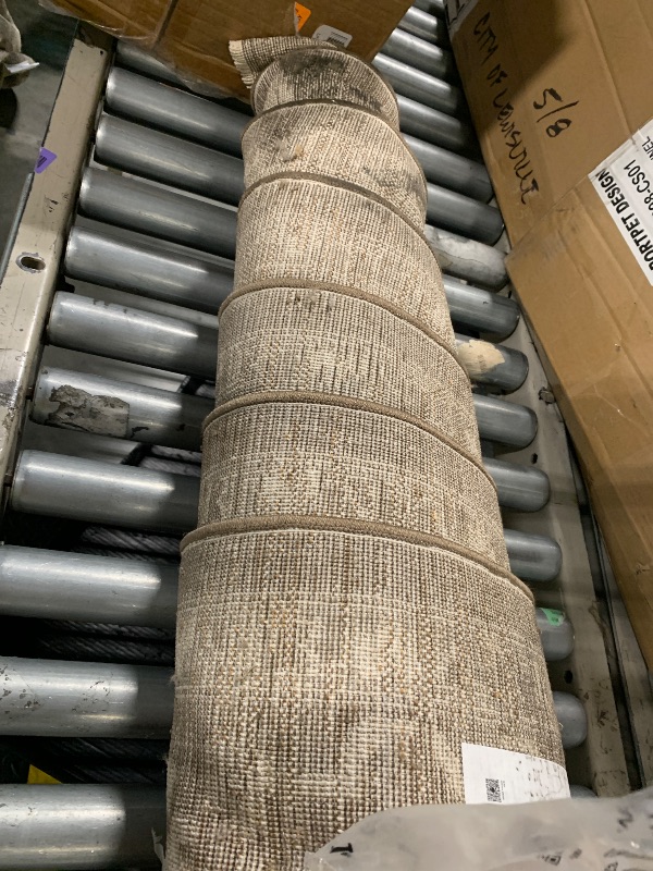 Photo 1 of ***dirty****Loloi Magnolia Home by Joanna Gaines Pace Collection PAC-01 Bark/Natural 9'-6" x 12'-3" Area Rug