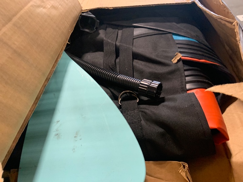 Photo 1 of ****** AS IS  ALL SALES FINAL NO RETURNS ******DAMA Triple Chamber SUP Inflatable Stand Up Paddle Board 10'8"*47", Extra Wide Paddle Boards for Adults, Fishing Paddle Board with 3 Removable Fins, 2 Fishing Rod Holders, Kayak Paddle,Portable Bag