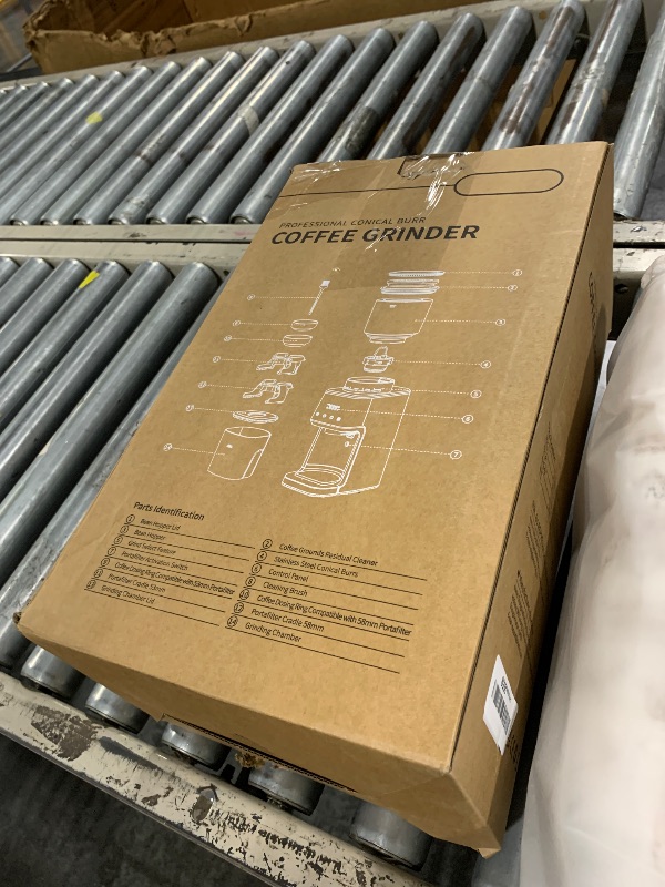Photo 1 of ** NOT FUNCTIONAL *****07/25 SOLD FOR PARTS // FINAL SALE *** SHARDOR Conical Burr Espresso Coffee Grinder Electric with Precision Timer 2.0, Touchscreen Adjustable Burr Mill with 51 Precise Settings for Home Use, Anti-static, Stainless Steel