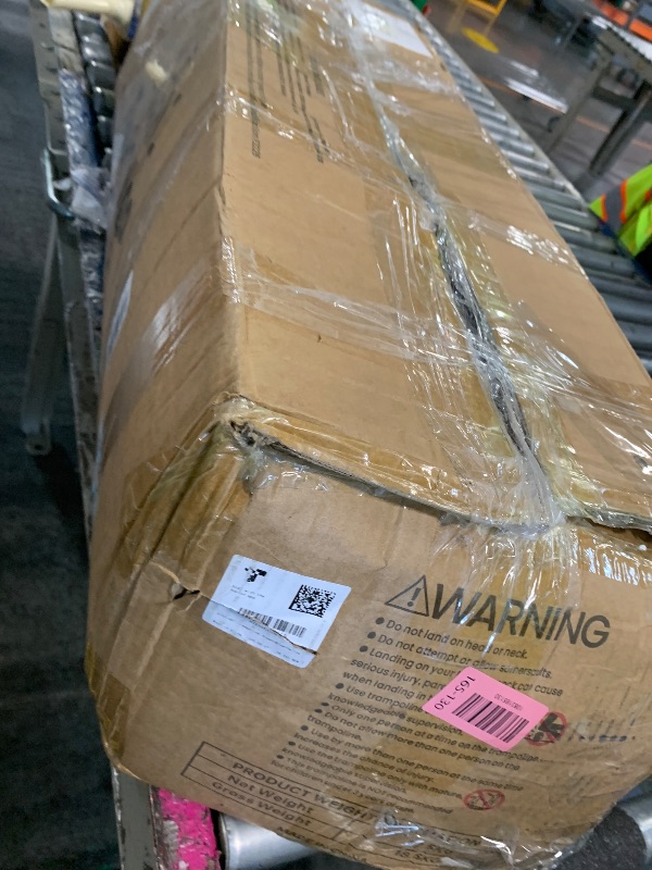 Photo 1 of ****CHECKED 8/2/25 - SOLD AS IS/ NO RETURNS - SALE FINAL - FOR PARTS ONLY****Twinkoo Toddler Trampoline for Kids, 5FT with Enclosure Net