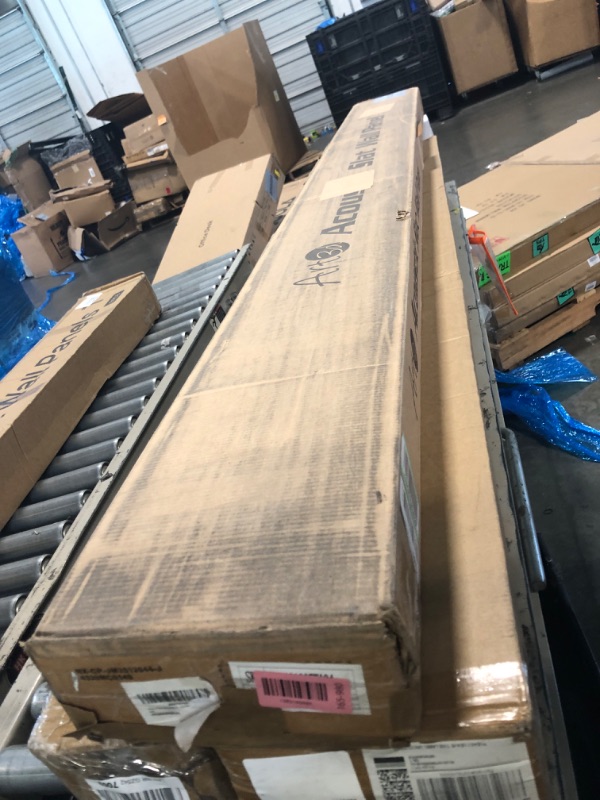 View 2 of ** FACTORY SEALED ** Art3d 4-Piece Wood Slat Acoustic Panels for Stylish Decor and Noise Reduction, 3D Textured Panel for Ceiling and Wall, Walnut