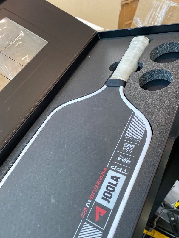 Photo 1 of [See Clerk Notes] JOOLA Ben Johns Perseus Pro IV 16mm Pickleball Paddle - Tech Flex Power - Elongated Shape for Power & Spin - Propulsion Core Increases Power & Touch - UPA-A Certified - USAP Approved - NFC Chip