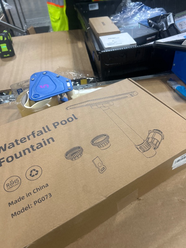 Photo 1 of [Patented] POOLHOUR 2026 Upgrade Height Pool Fountain for Above Gound and Inground Pools, Adjustable Pool Sprinkler Fountain, Wide Width Spray Pool Waterfall, Cooling Swimming Pool Accessories