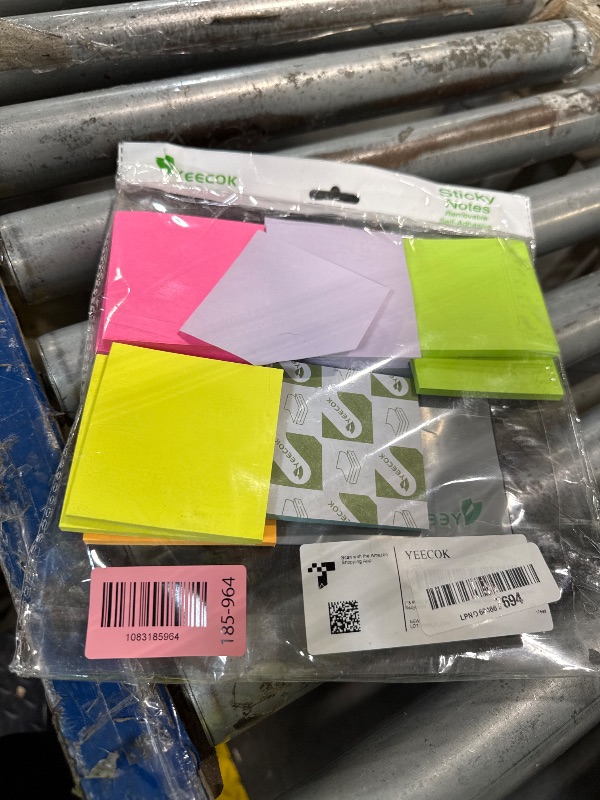 Photo 1 of (18 Pads) YEECOK Sticky Notes 3x3 inch, Bright Colors