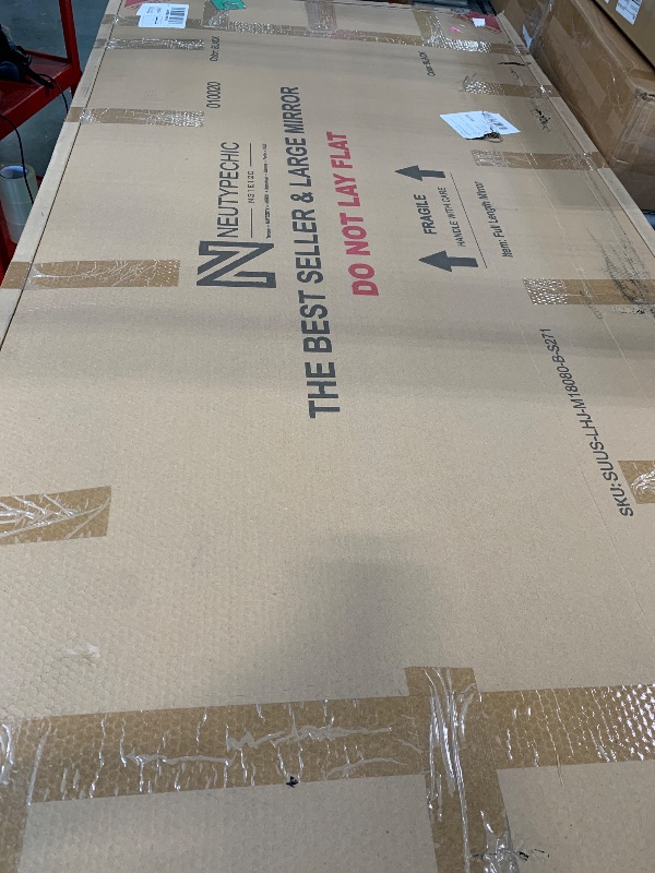 Photo 1 of ***FACTORY SEALED***
NeuType 71"x32" Arched Full Length Mirror - Black