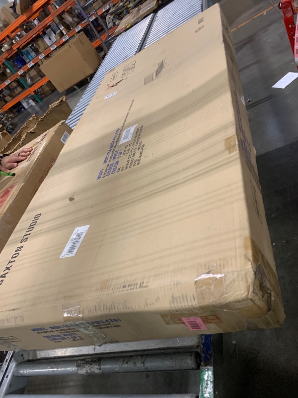 Photo 1 of ***MISSING BOX 2*** Baxton Studio Lucera Bobbin Wood Platform Bed, Full, White